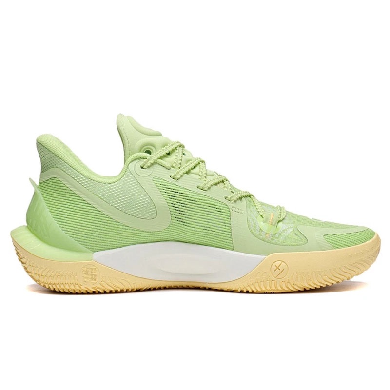 Jual Sepatu Basket Li-Ning Sonic 11 Green Yellow Original Abat021-6 - hoopspoint.com