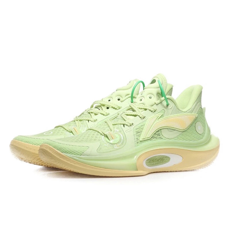 Jual Sepatu Basket Li-Ning Sonic 11 Green Yellow Original Abat021-6 - hoopspoint.com