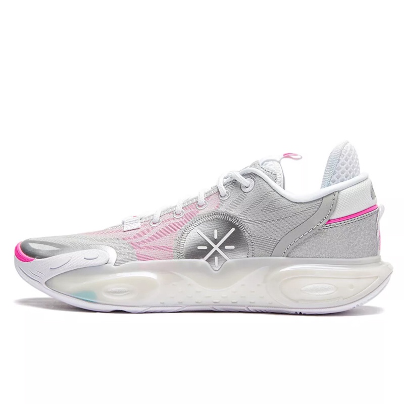 Jual Sepatu Basket Li-Ning Wade All City 12 Pisces Silver Pink' Original Abau023-10 - hoopspoint.com