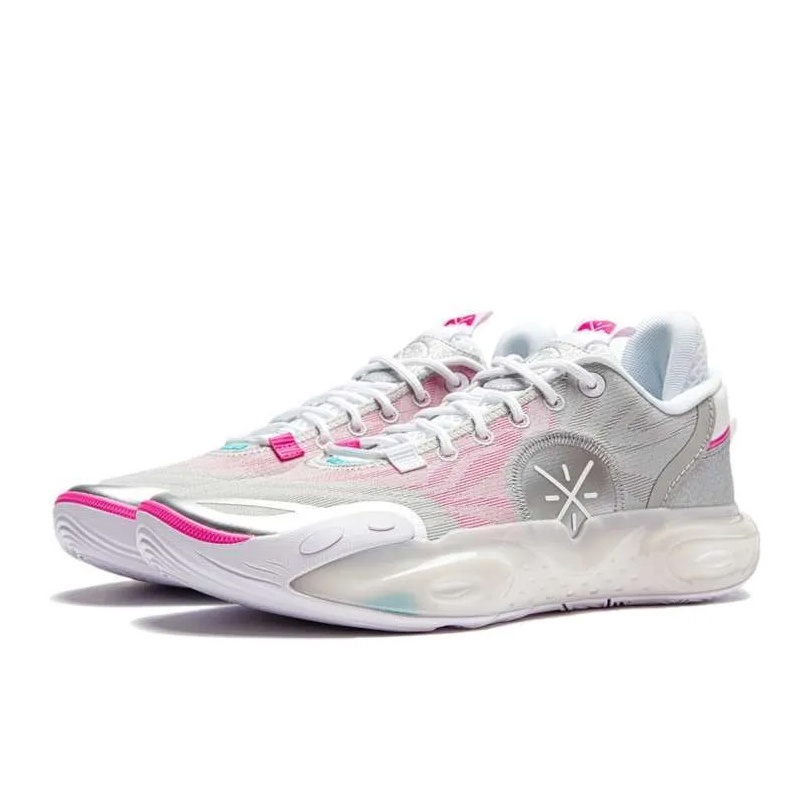 Jual Sepatu Basket Li-Ning Wade All City 12 Pisces Silver Pink' Original Abau023-10 - hoopspoint.com