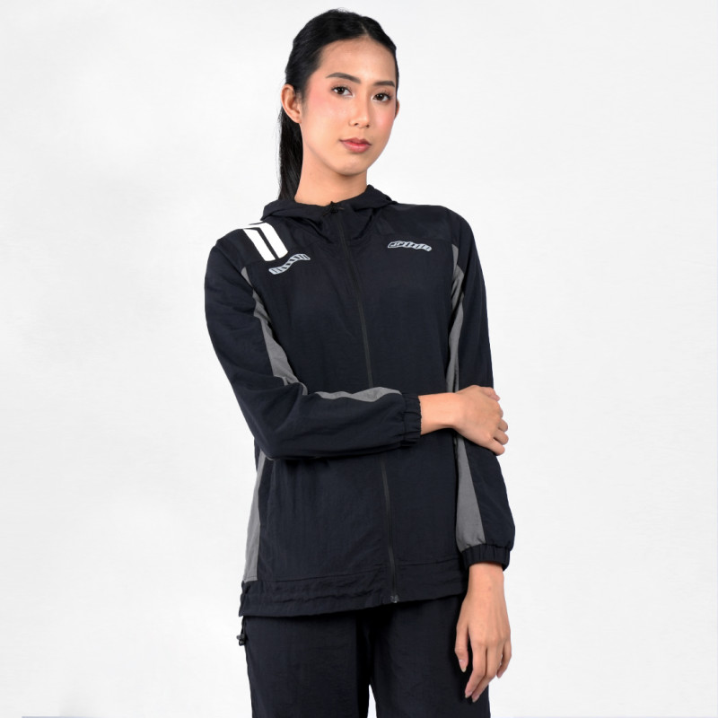 Jual Baju Lari Wanita Juaraga Wmns Active Jr Force Jacket Black Original Abc02010011Bl - hoopspoint.com