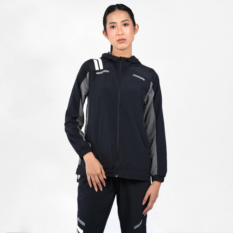 Jual Baju Lari Wanita Juaraga Wmns Active Jr Force Jacket Black Original Abc02010011Bl - hoopspoint.com