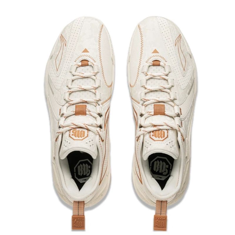 Jual Sepatu Basket Li-Ning Badfive 4.5 Low Beige Original Abfu049-3 - hoopspoint.com