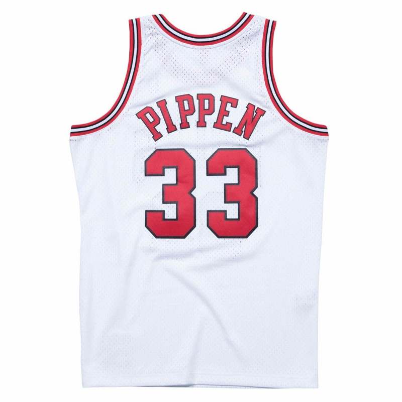 Jual Baju Basket Mitchell N Ness Chicago Bulls Scottie Pippen Swingman Jersey White Original Ac18054-Cbuwhit97Spi - hoopspoint.com