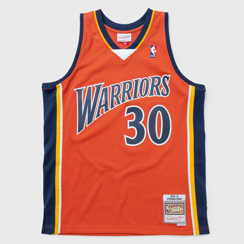 Jual Baju Basket Mitchell N Ness Golden State Warriors Steph Curry Swingman Jersey Orange Original Ac18086-Gswdkor09Scu - hoopspoint.com