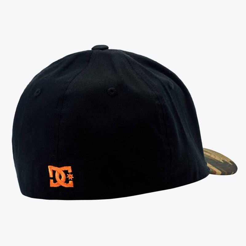 Jual Topi Sneakers Dc Shoes Dc Cap Star Seasonal Black Orange Original Adyha04088-Xkkn - hoopspoint.com