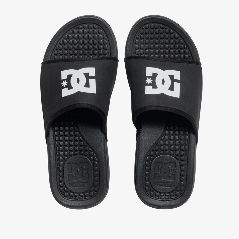 Jual Sandal Sneakers Dc Shoes Bolsa Slides Black Original Adyl100026-001 - hoopspoint.com