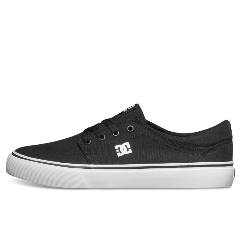 Jual Sepatu Skate Dc Shoes Trase Tx M Black White Original Adys300126-Bkw - hoopspoint.com