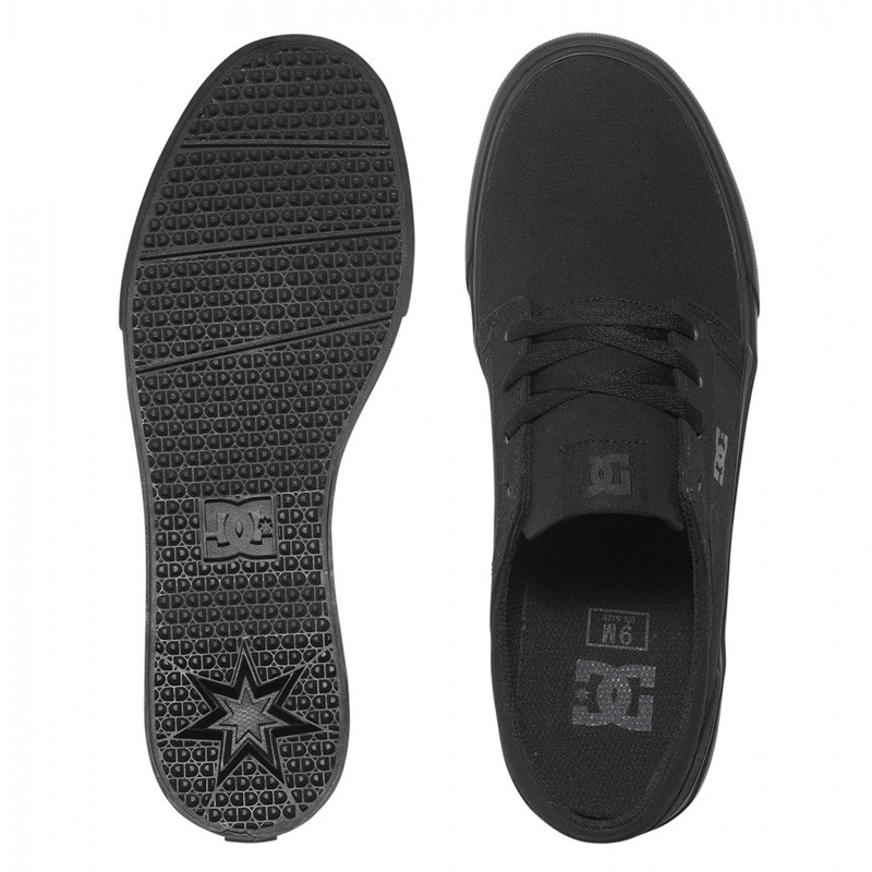 Jual Sepatu Sneakers Dc Shoes Trase Tx Black Original Adys300656-3Bk - hoopspoint.com