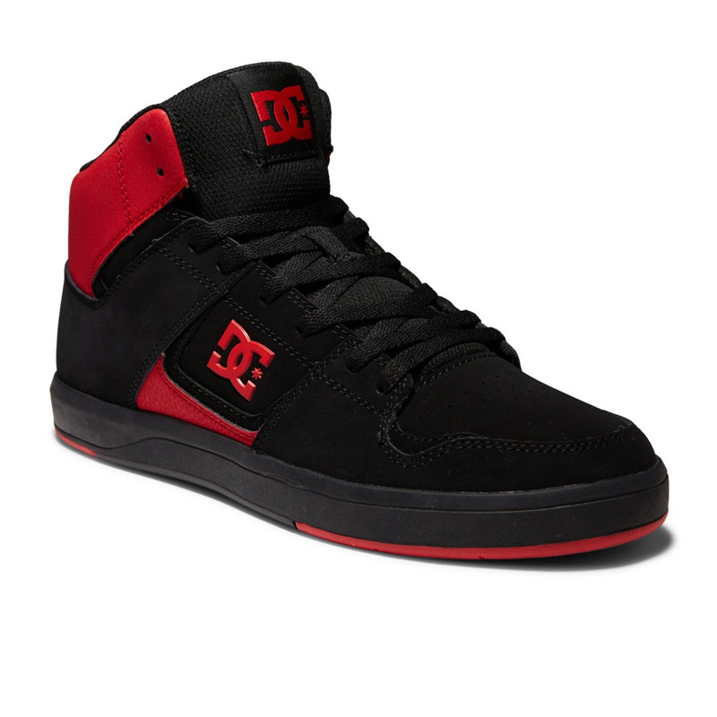 Jual Sepatu Sneakers Dc Shoes Cure High-Top Black Red Original Adys400072-Xkkr - hoopspoint.com