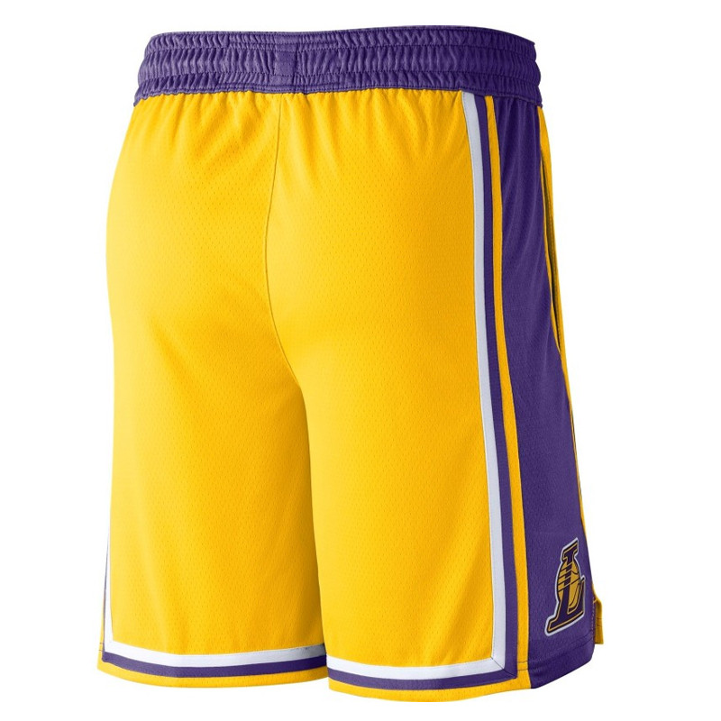 Jual Celana Basket Nike Los Angeles Lakers Icon Edition Swingman Shorts Yellow Original Aj5617-728 - hoopspoint.com