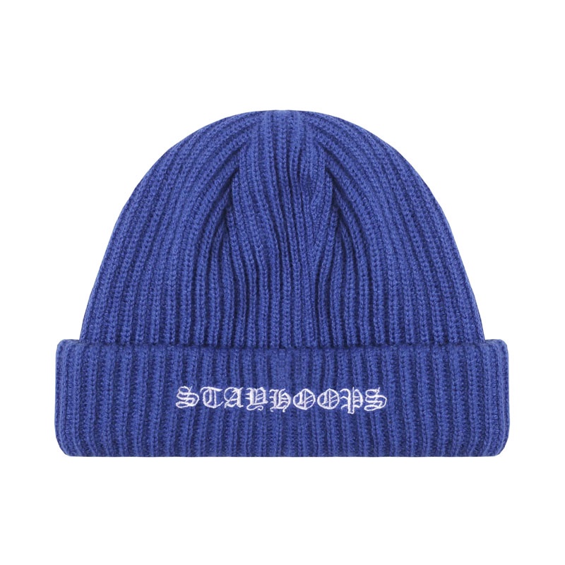 Jual Topi Basket Stay Hoops Duplex Logo Beanie Blue Original Apl-1595-Hwe-Blu-As - hoopspoint.com