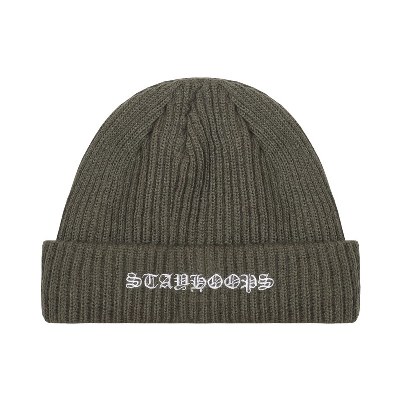Jual Topi Basket Stay Hoops Duplex Logo Beanie Olive Original Apl-1595-Hwe-Olv-As - hoopspoint.com