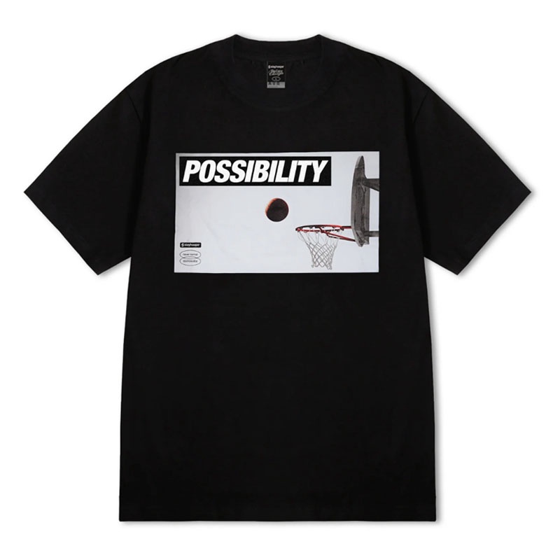 Jual Baju Basket Stay Hoops Possibility Black Original Apl-1698-Tee-Blk - hoopspoint.com
