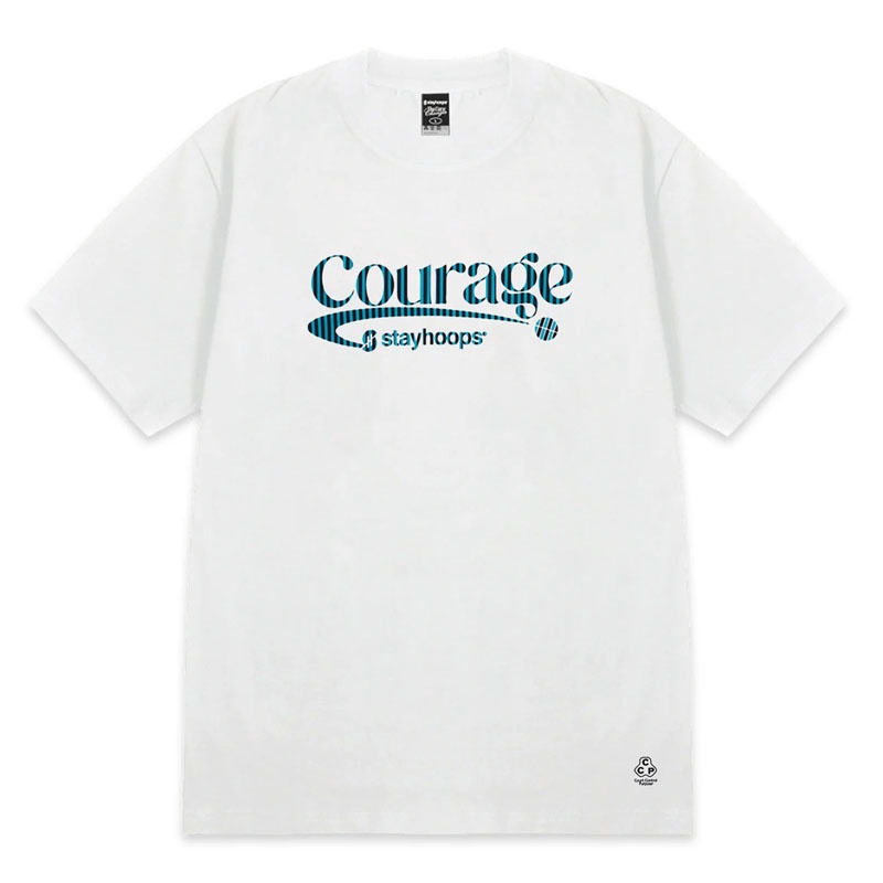 Jual Baju Basket Stay Hoops Courage White Original Apl-Tee-Courage-Wht - hoopspoint.com