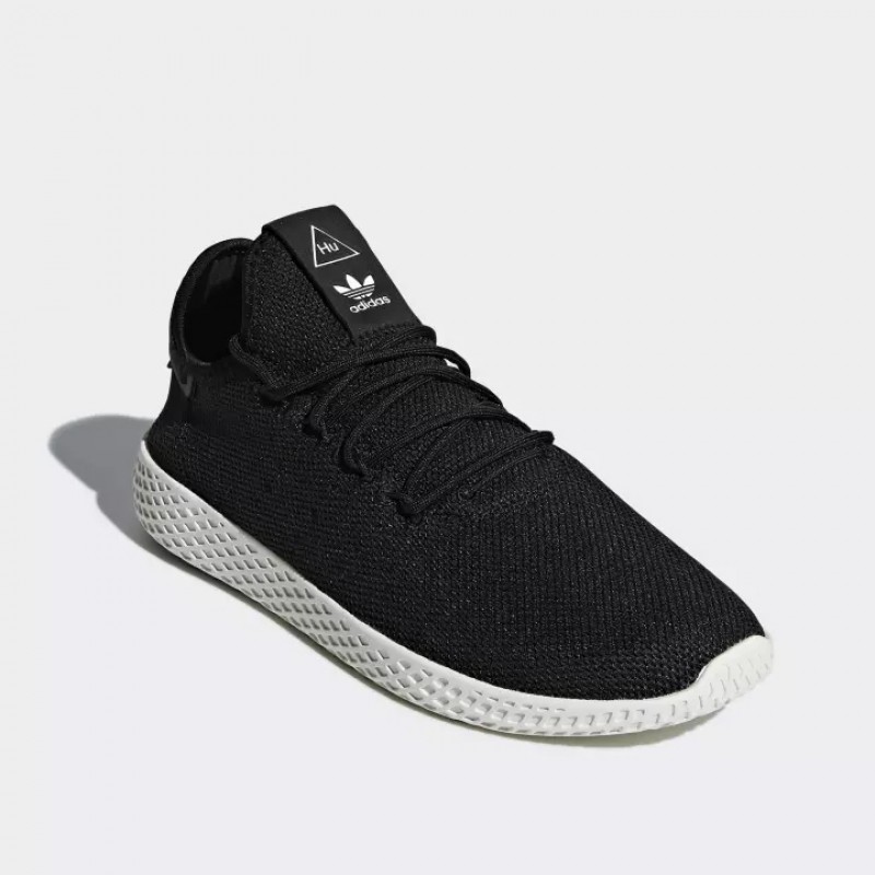 Jual Sepatu Sneakers Adidas Pharrell X Tennis Hu Black Original Aq1056 - hoopspoint.com