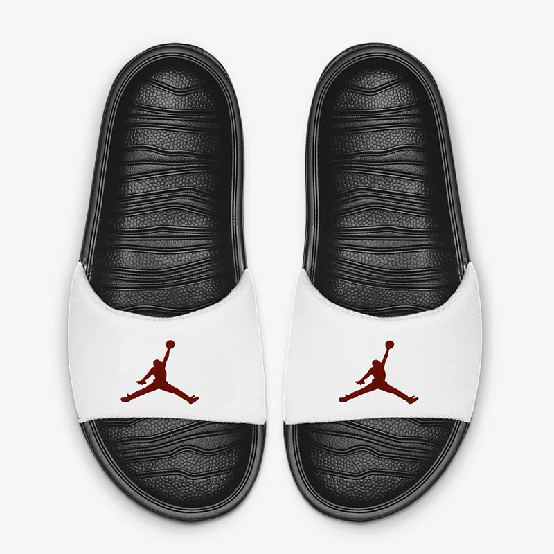 Jual Sandal Sneakers Air Jordan Break Slides Black White Original Ar6374-016 - hoopspoint.com