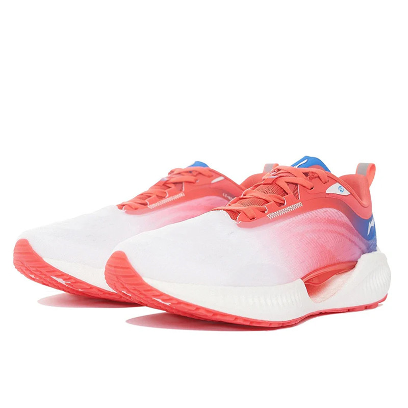 Jual Sepatu Lari Li-Ning Super Light 19 White Red Original Arbs001-23 - hoopspoint.com