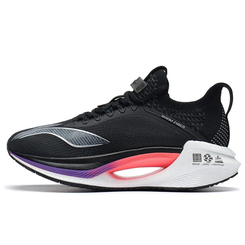 Beli Sepatu Lari Li-Ning Shadow Essential Black Silver Original Arrs007-1