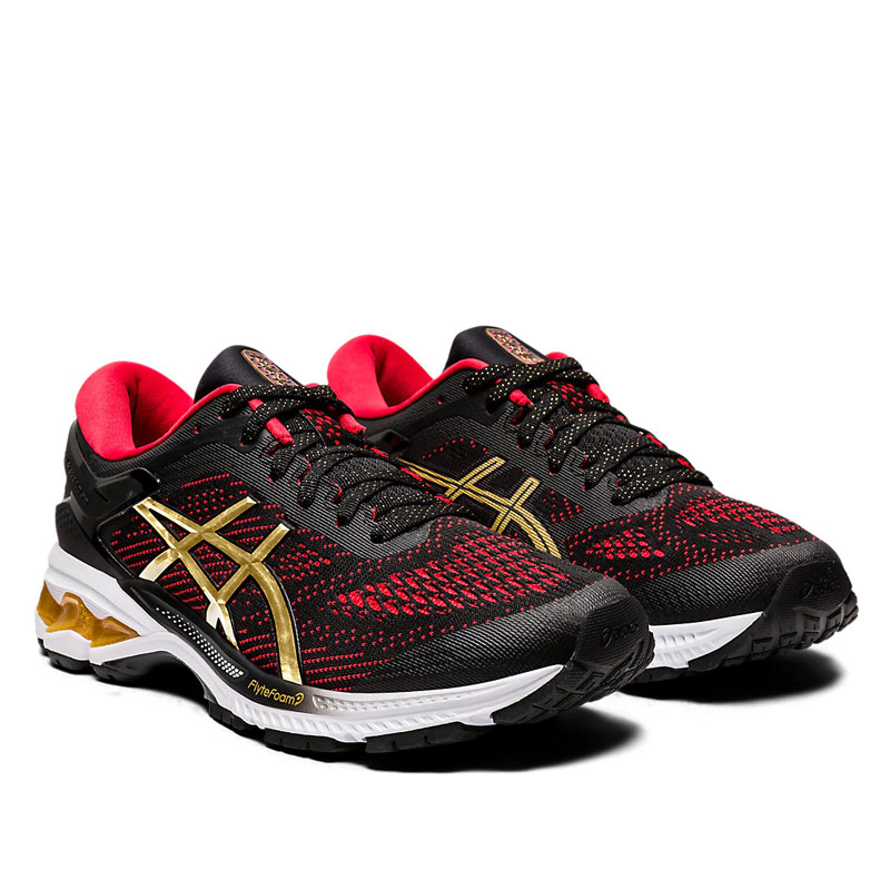 Jual Sepatu Lari Wanita Asics Wmns Gel-Kayano 26 Cny Black Original Asi102A65301 - hoopspoint.com
