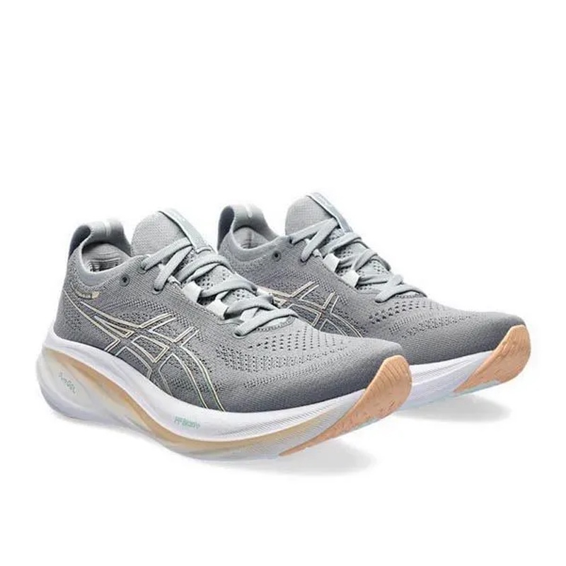 Jual Sepatu Lari Wanita Asics Wmns Gel-Nimbus 26 Grey Original Asi112B60120 - hoopspoint.com