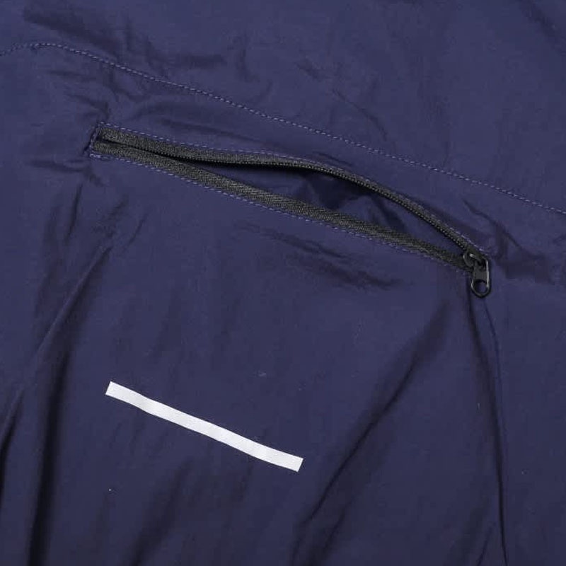Jual Baju Lari Aspro Jacket Windbreaker Pocketable Blue Navy Original Asp-010 - hoopspoint.com