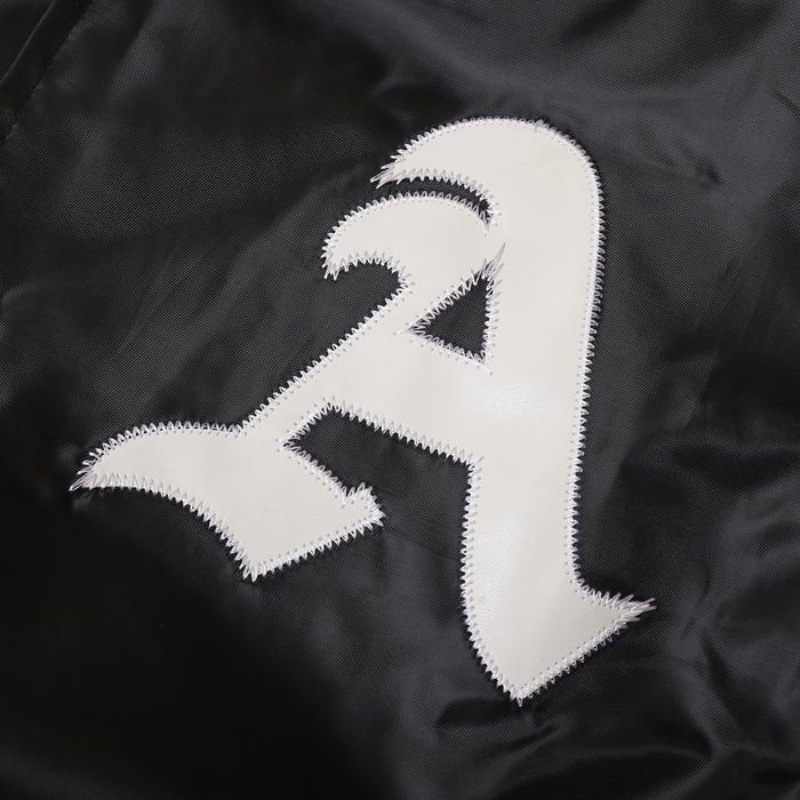 Jual Baju Lari Aspro Varsity Jacket Jaket Black Original Asp-038 - hoopspoint.com