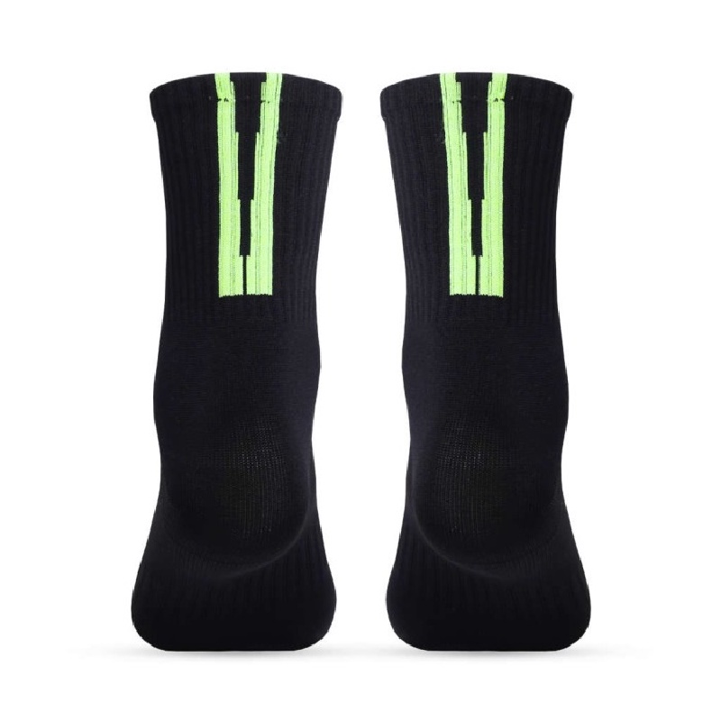 Jual Kaos Kaki Lari Aspro Mid Strike Socks Black Original Aspro-Midstrike-Socks-Blk - hoopspoint.com