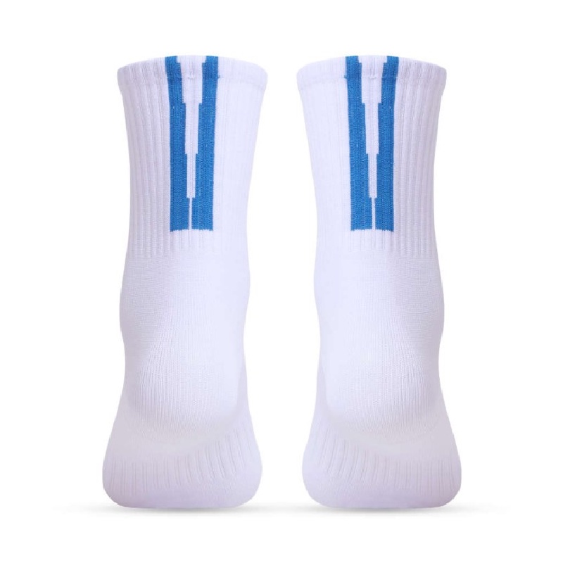 Jual Kaos Kaki Lari Aspro Aspro Mid Strike Socks White Original Aspro-Midstrike-Socks-Wht - hoopspoint.com