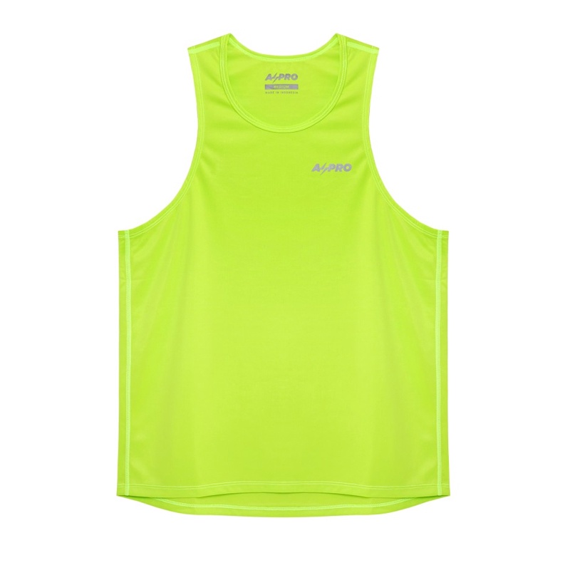 Jual Baju Lari Aspro Aspro Singlet Neon Green Original Aspro-Singlet-Ng - hoopspoint.com