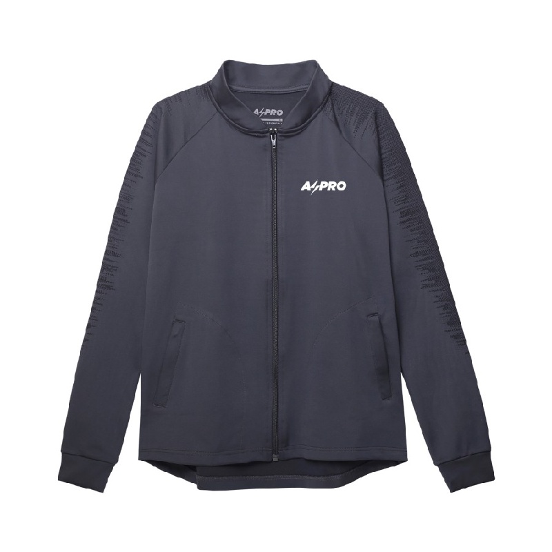 Jual Baju Lari Aspro Track Jacket Black Original Aspro-Trc-Jacket-Blk - hoopspoint.com