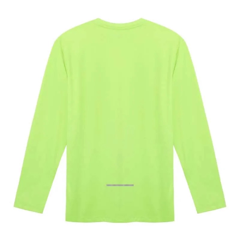 Jual Baju Lari Wanita Aspro Wmns Aspro Long Sleeve Neon Green Original Aspro-Wmnls-Ng - hoopspoint.com