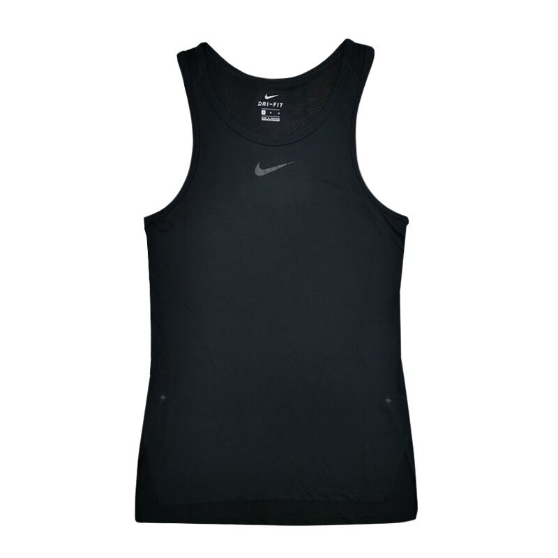 Jual Baju Training Nike Breathe Elite Sleeveless Top Black Original At3396-010 - hoopspoint.com