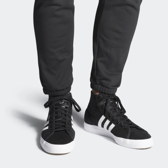 Jual Sepatu Sneakers Adidas Matchcourt High Rx Core Black Original B22786 - hoopspoint.com