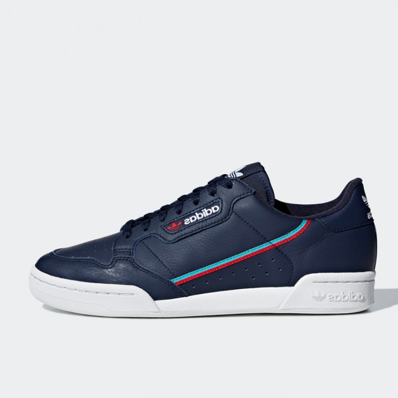 Jual Sepatu Sneakers Wanita Adidas Wmns Continental 80 Navy Original B41670 - hoopspoint.com