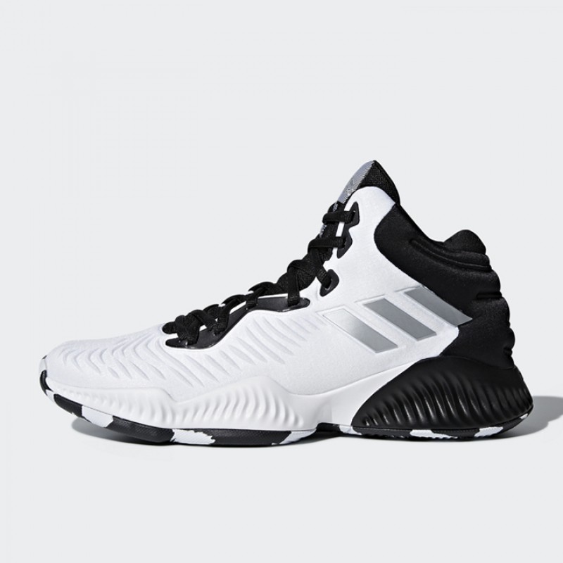 Jual Sepatu Basket Adidas Mad Bounce 2018 Black White Original B41873 - hoopspoint.com