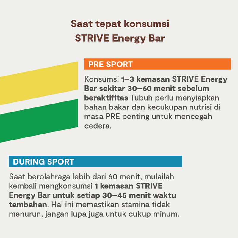 Jual Suplemen Lari Strive Energy Bar Bite Size Choco Multicolor Original Barbite-Choco - hoopspoint.com