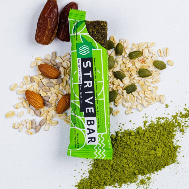 Jual Suplemen Lari Strive Energy Bar Bite Size Green Tea Green Original Barbite-Gtea - www.hoopspoint.com