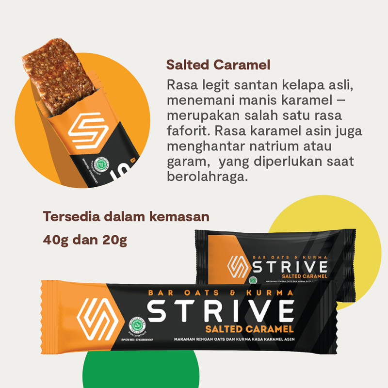 Jual Suplemen Lari Strive Energy Bar Bite Size Salted Caramel Multicolor Original Barbite-Scaramel - hoopspoint.com