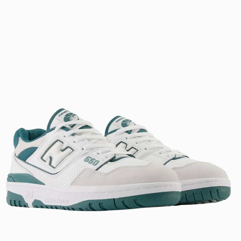 Jual Sepatu Sneakers New Balance 550 White Vintage Teal Original Bb550Sta - hoopspoint.com