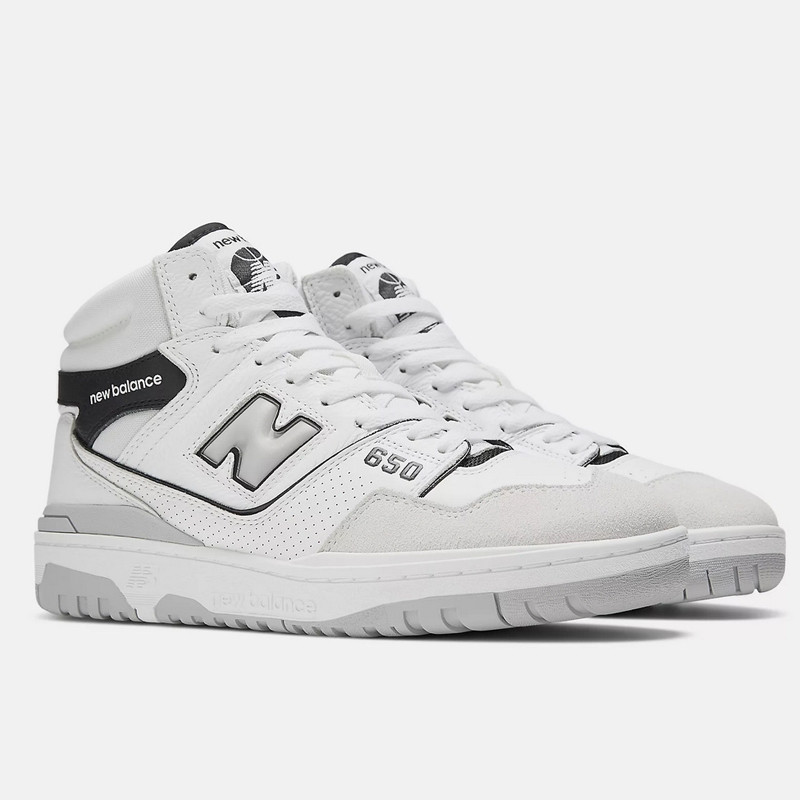 Jual Sepatu Sneakers New Balance 650 White Black Original Bb650Rwh - hoopspoint.com