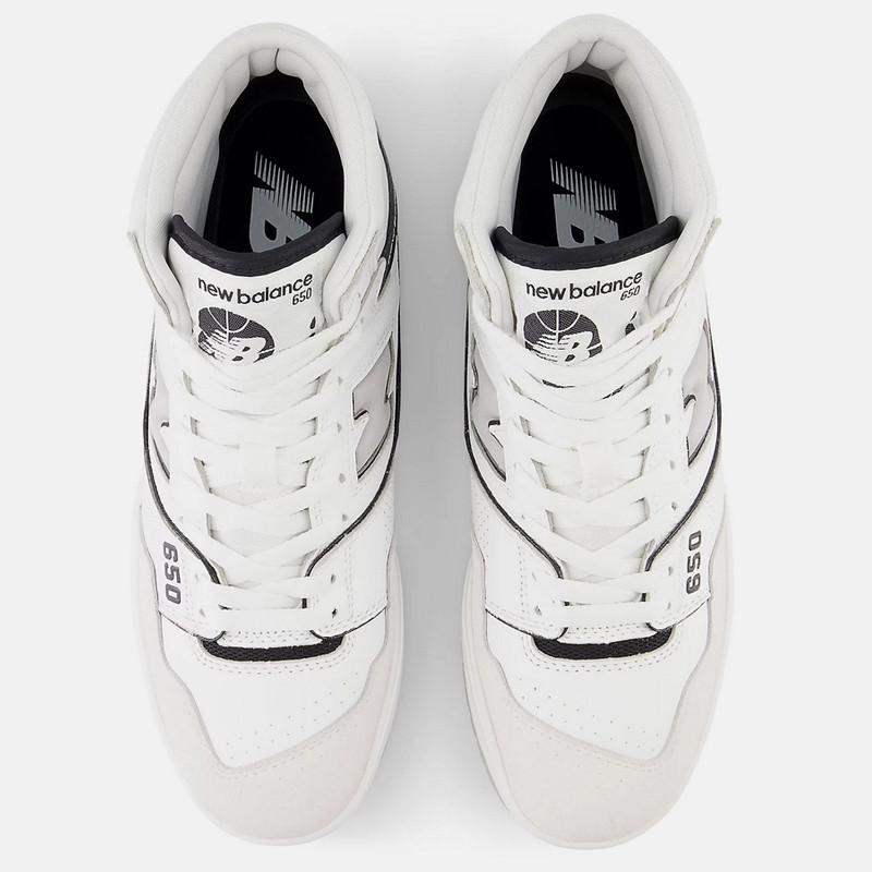 Jual Sepatu Sneakers New Balance 650 White Black Original Bb650Rwh - hoopspoint.com