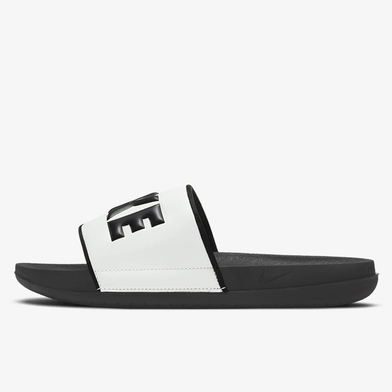 Jual Sandal Sneakers Wanita Nike Wmns Offcourt Slide Black White Original Bq4632-011 - hoopspoint.com