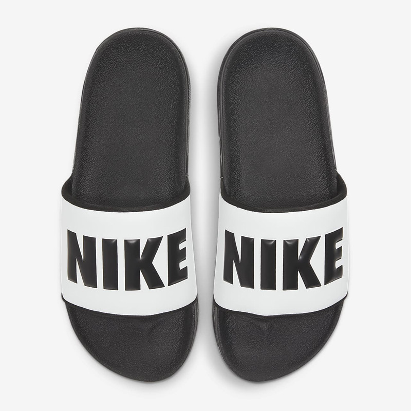 Jual Sandal Sneakers Wanita Nike Wmns Offcourt Slide Black White Original Bq4632-011 - hoopspoint.com