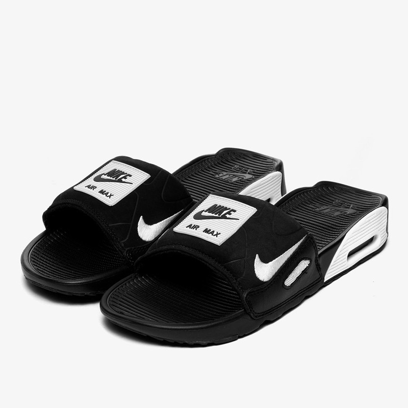 Jual Sandal Sneakers Nike Air Max 90 Slide Black White Original Bq4635-002 - hoopspoint.com