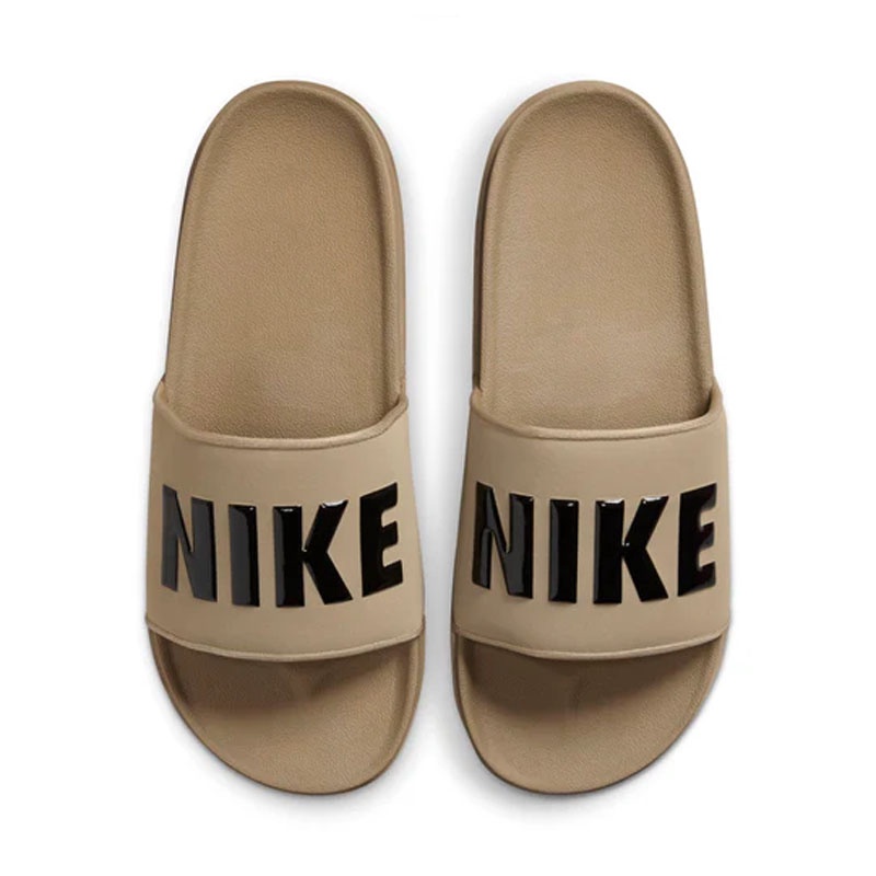 Jual Sandal Sneakers Nike Offcourt Slides Khaki Original Bq4639-204 - hoopspoint.com