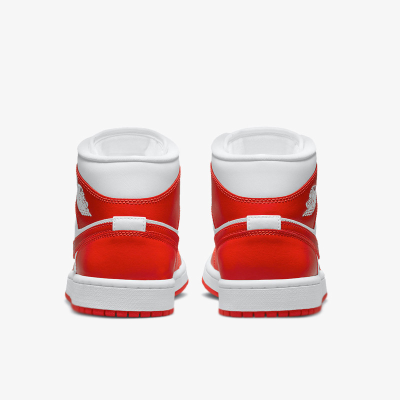 Jual Sepatu Sneakers Wanita Air Jordan Wmns Aj 1 Mid Orange Original Bq6472-116 - hoopspoint.com