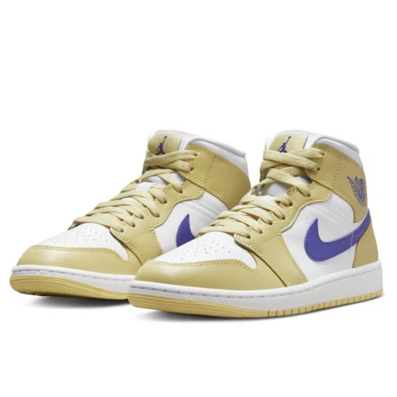 Jual Sepatu Sneakers Air Jordan Aj 1 Mid Lemon Wash & Lapis Original Bq6472-701 - hoopspoint.com