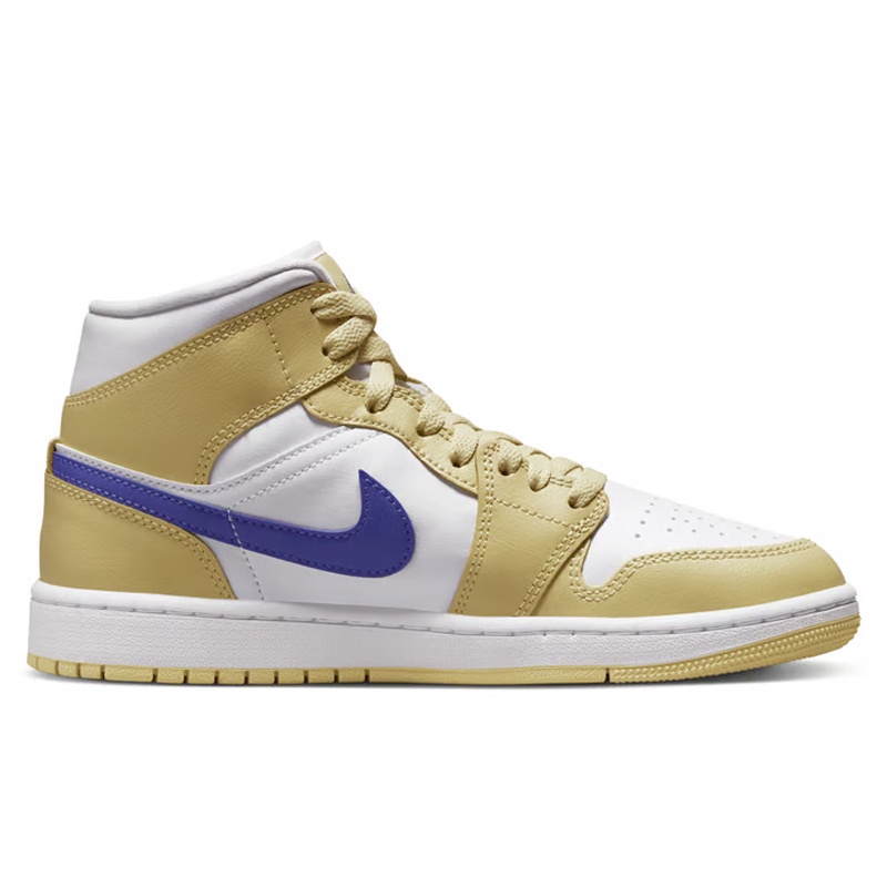 Jual Sepatu Sneakers Air Jordan Aj 1 Mid Lemon Wash & Lapis Original Bq6472-701 - hoopspoint.com