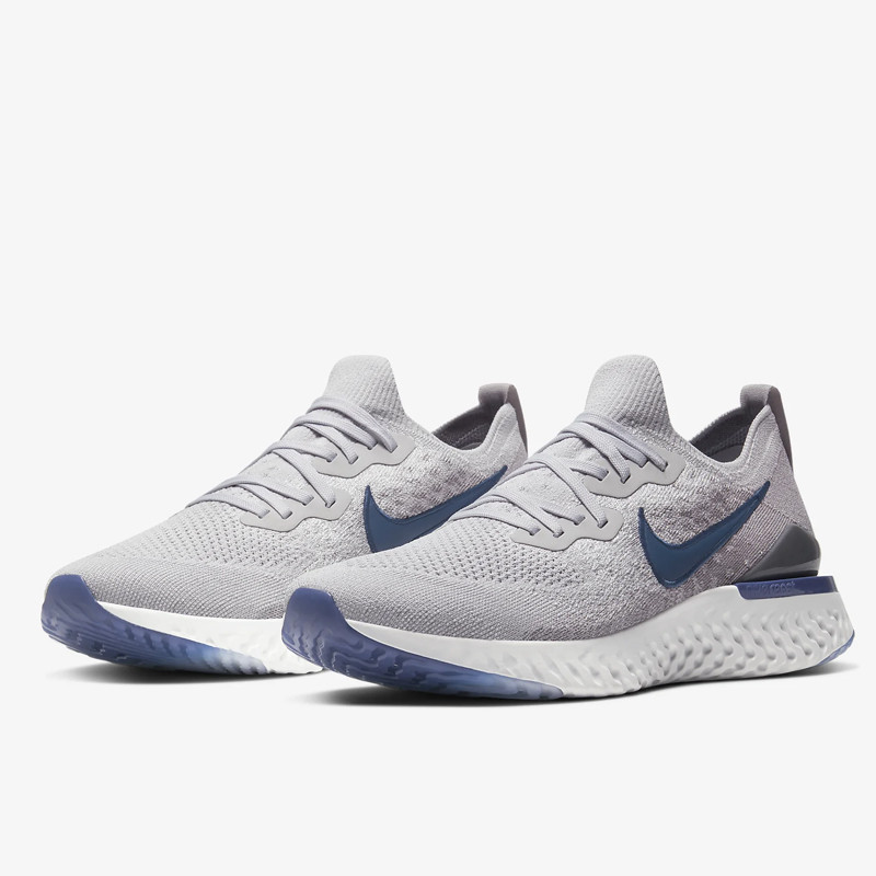 Jual Sepatu Lari Nike Epic React Flyknit 2 Vast Grey Original Bq8928-015 - hoopspoint.com